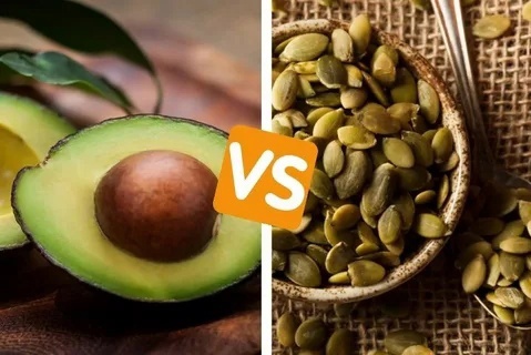Как думаете, чей состав богаче: авокадо или тыквенных семечек?