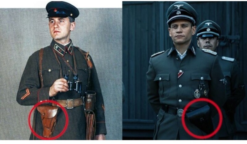 Почему немцы носили кобуру слева, а русские справа?