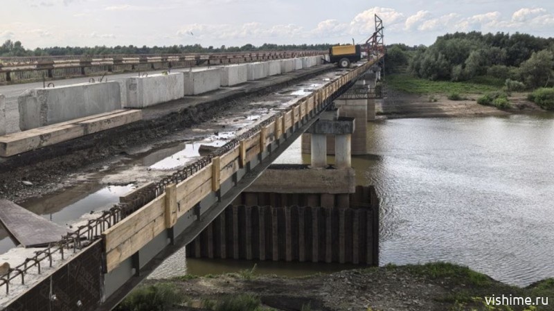 Ремонт моста на трассе Ишим – Маслянский – Сладково