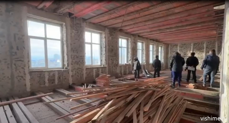 Как идёт ремонт в школе №31 Ишима? Ход работ проверили специалисты