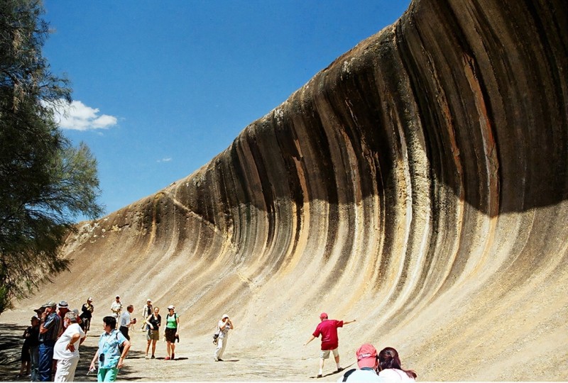 Скала «Каменная волна»: уникальное природное образование, расположенное в Австралии
