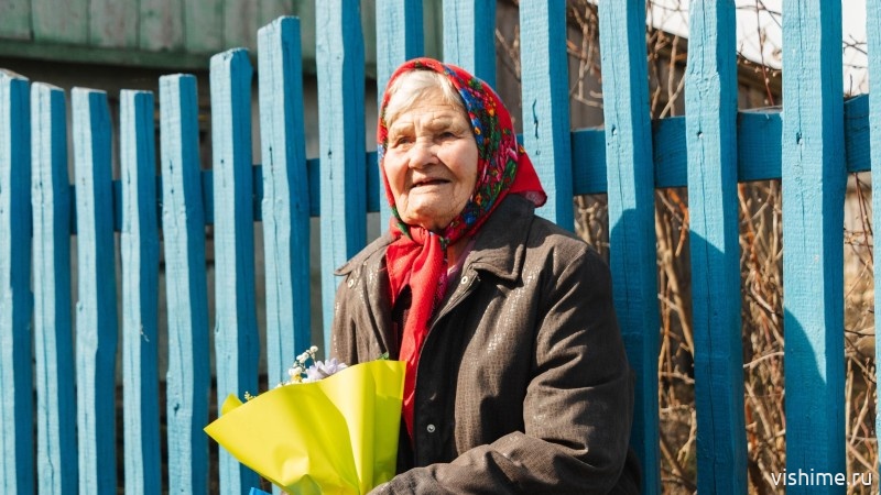 95-летие отметила жительница Ишимского района, ветеран Великой Отечественной войны Мария Ефимовна Легалова 