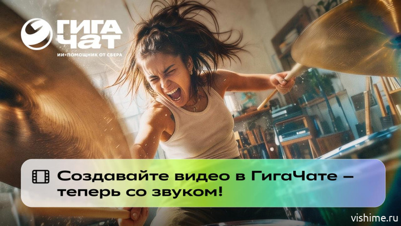Пользователи ГигаЧата теперь могут создавать видео со звуком