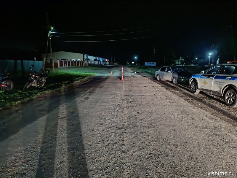 Подростки устроили ДТП на мотоциклах в Ишимском районе