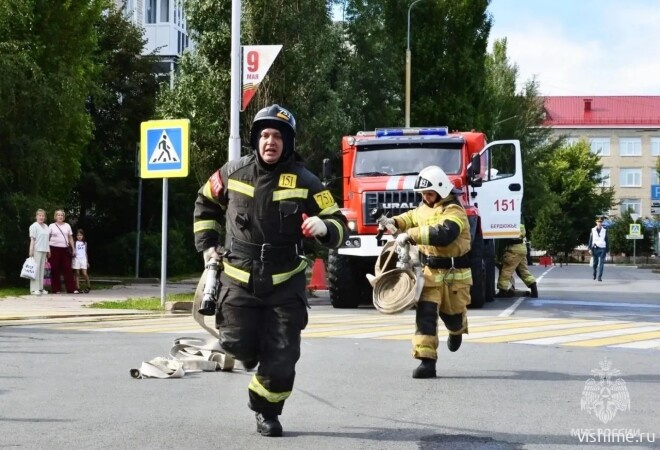 7 августа в Ишиме состоялись состязания пожарных-спасателей
