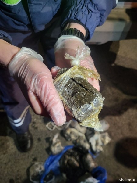 В Тюменской области задержан курьер с 5 кг гашиша и 600 тысячами рублей