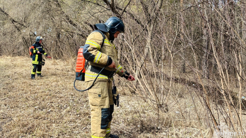 Лесной пожар в «Народном парке»: в Ишиме отработали координацию всех экстренных служб