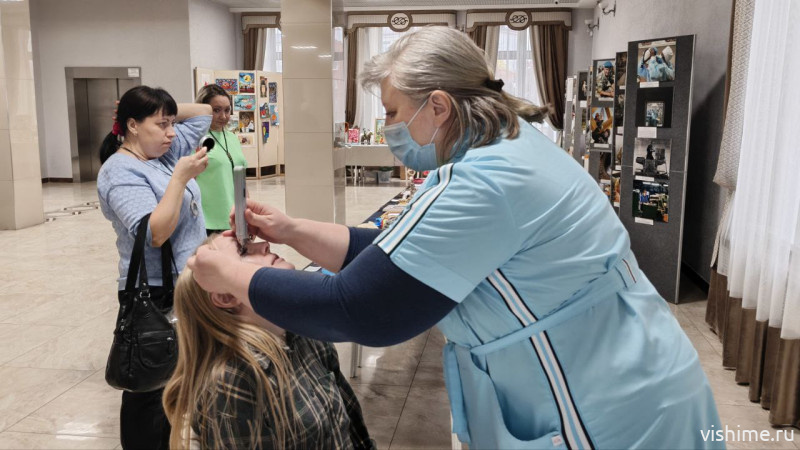 Во Дворце культуры Ишима прошла акция «Проверь здоровье», где бесплатно обследовались десятки горожан