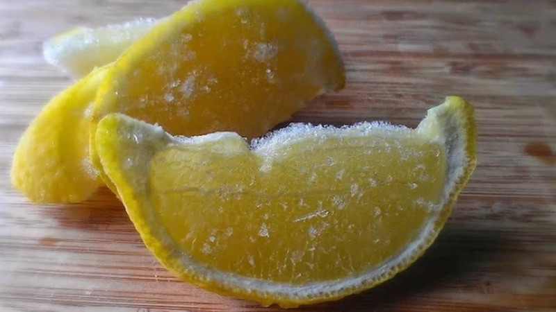 У замороженного лимона повышается лечебный потенциал