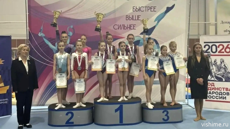 Ишимские гимнастки заняли 2 место в командном первенстве Тюменской области