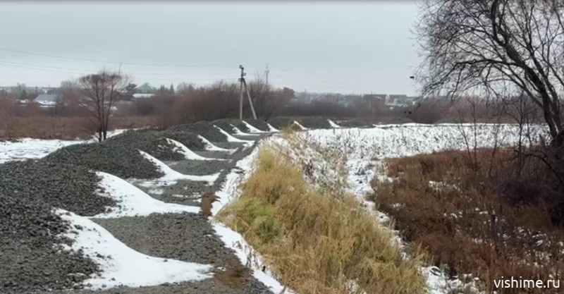  Ишиме завершается строительство дамбы для защиты от паводков