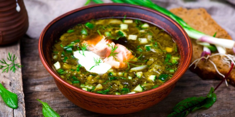 10 вкусных щавелевых супов с приятной кислинкой