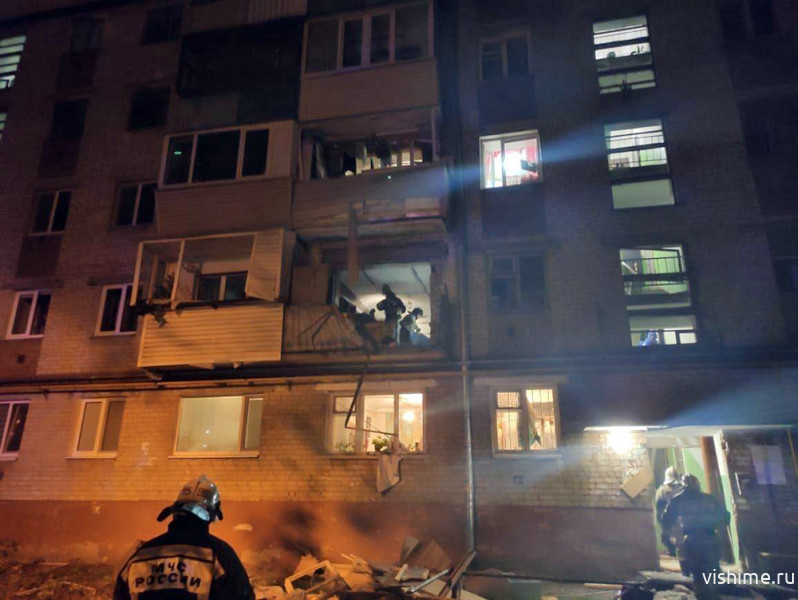 Взрыв газа произошел в пятиэтажном доме в Тюмени